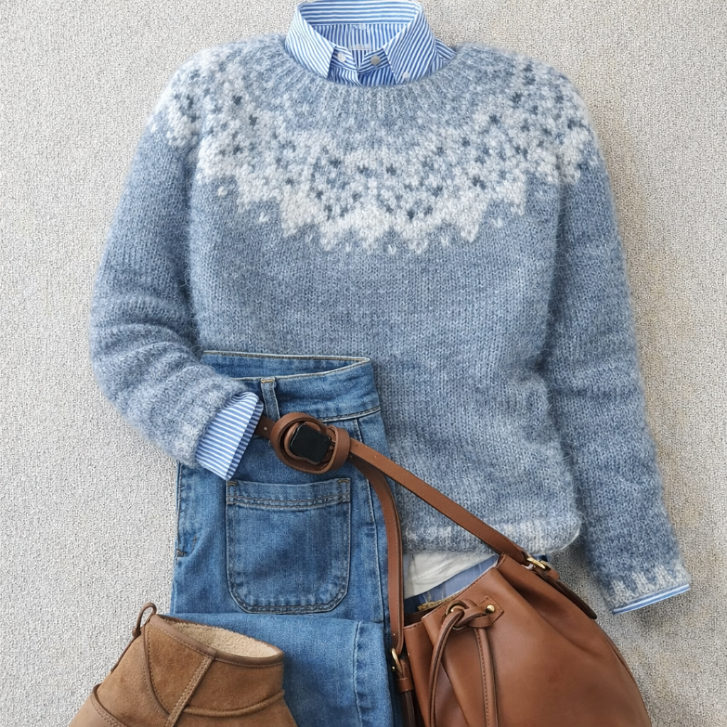 Sarah - Heritage Nordic Knit Sweater