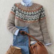 Ashley - Heritage Nordic Knit Sweater