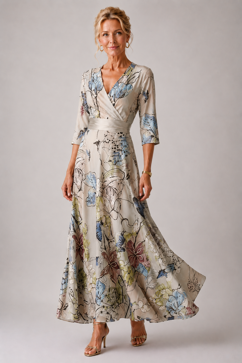 Ysa - Chic Dress with Floral Print
