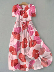 Camille | Delicate Pink Floral Dress