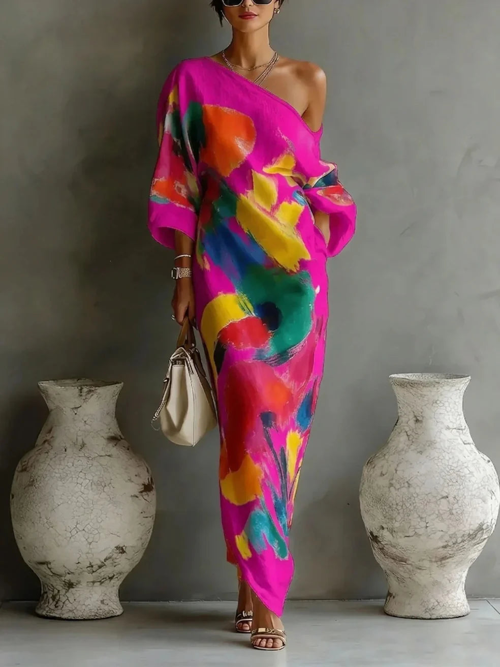 Thea - Colourful Summer Maxi Dress