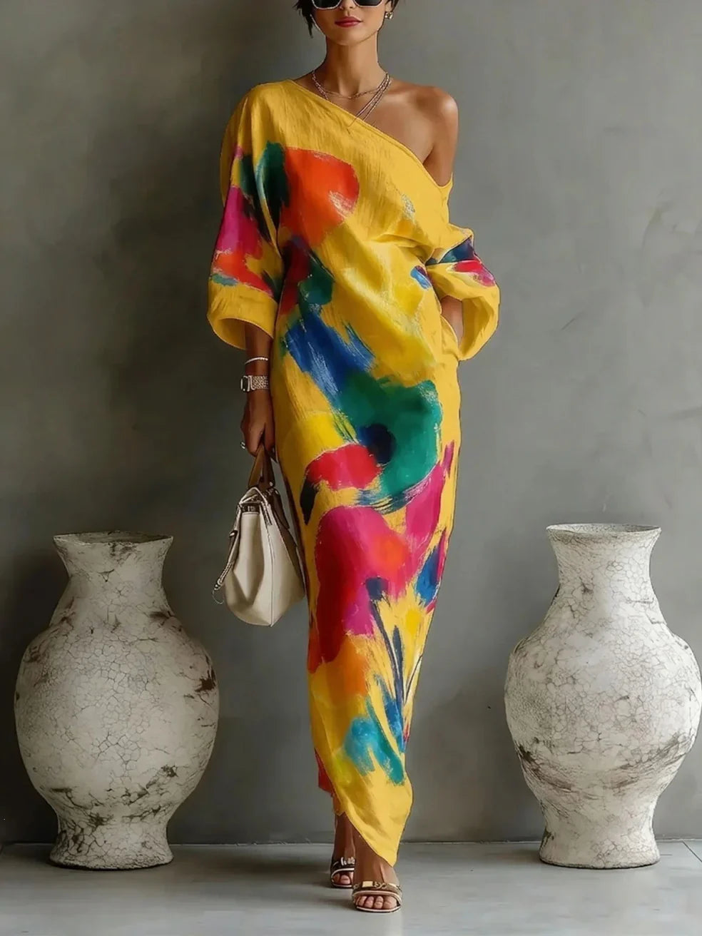 Thea - Colourful Summer Maxi Dress