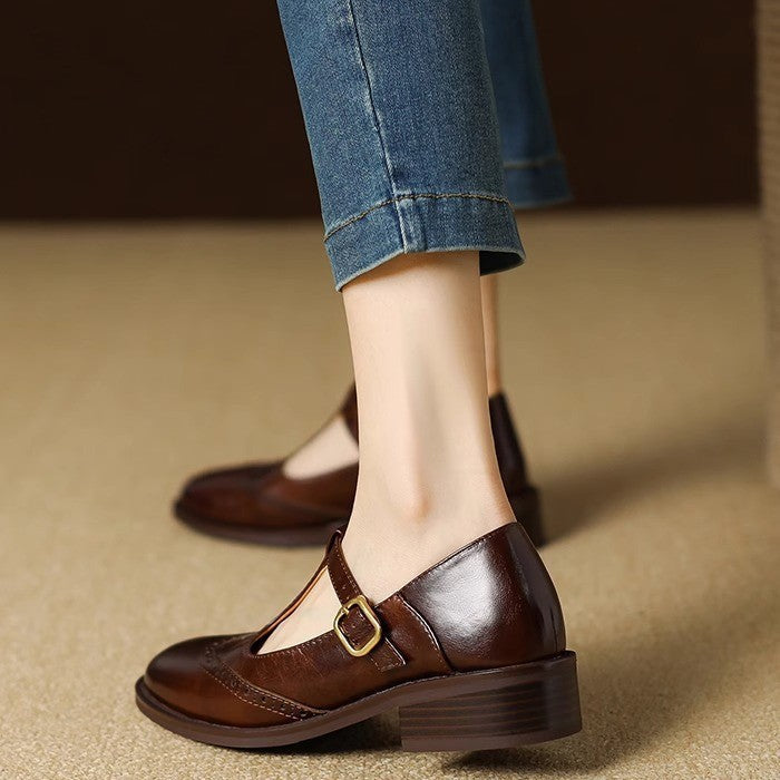 Emma | Classic Women's Strap Shoes