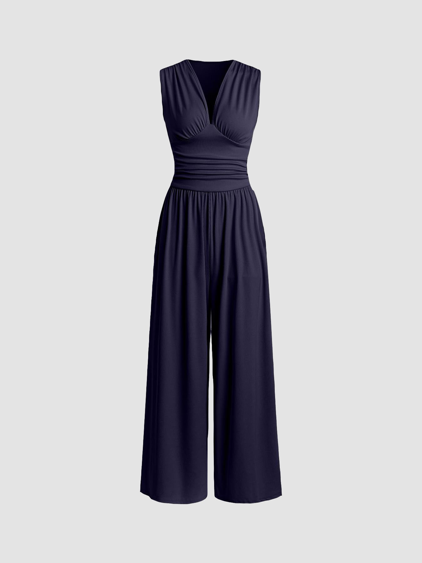 Coly – Chic Sleeveless Wide-Leg Jumpsuit