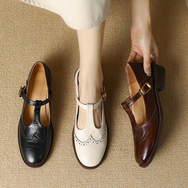 Emma | Classic Women's Strap Shoes