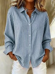 Jacqueline - Striped Button-Down Shirt