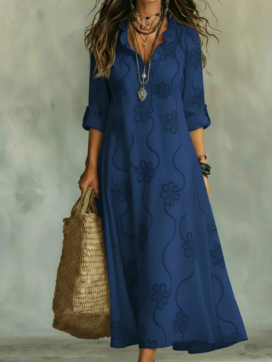 Sienna - Floral Waist-Slimming Summer Dress