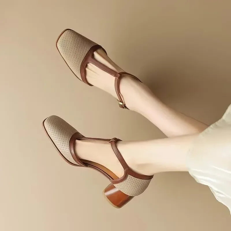 Els | Elegant Women's Mid-Heel Shoes