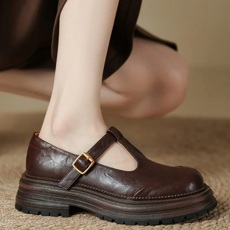 Fleur | Vintage-Inspired T-Bar Shoes
