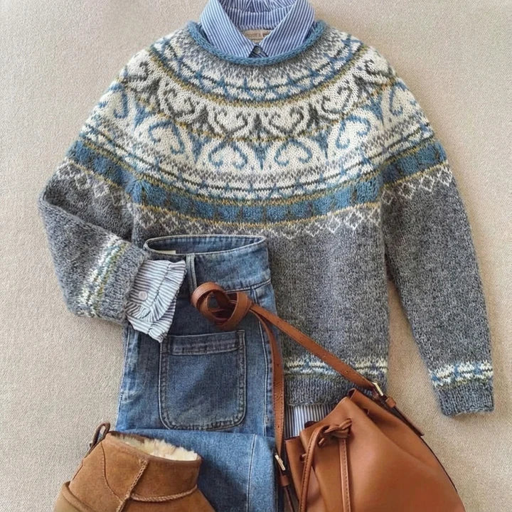 Luxe - Chic Vintage Knit Sweater