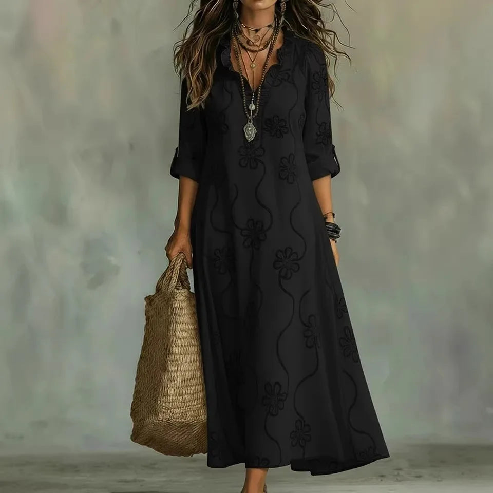 Sienna - Floral Waist-Slimming Summer Dress