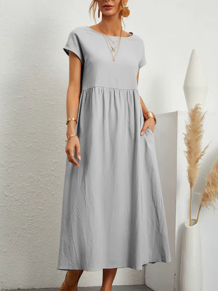 Chloe - Flowing Midi Dress with Timeless Elegance