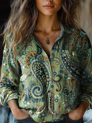 Folk Floral Blouse