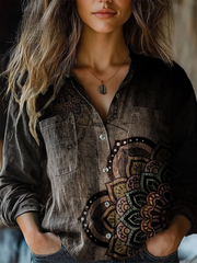 Patchwork Floral Blouse