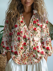 Ethnic Pattern Blouse
