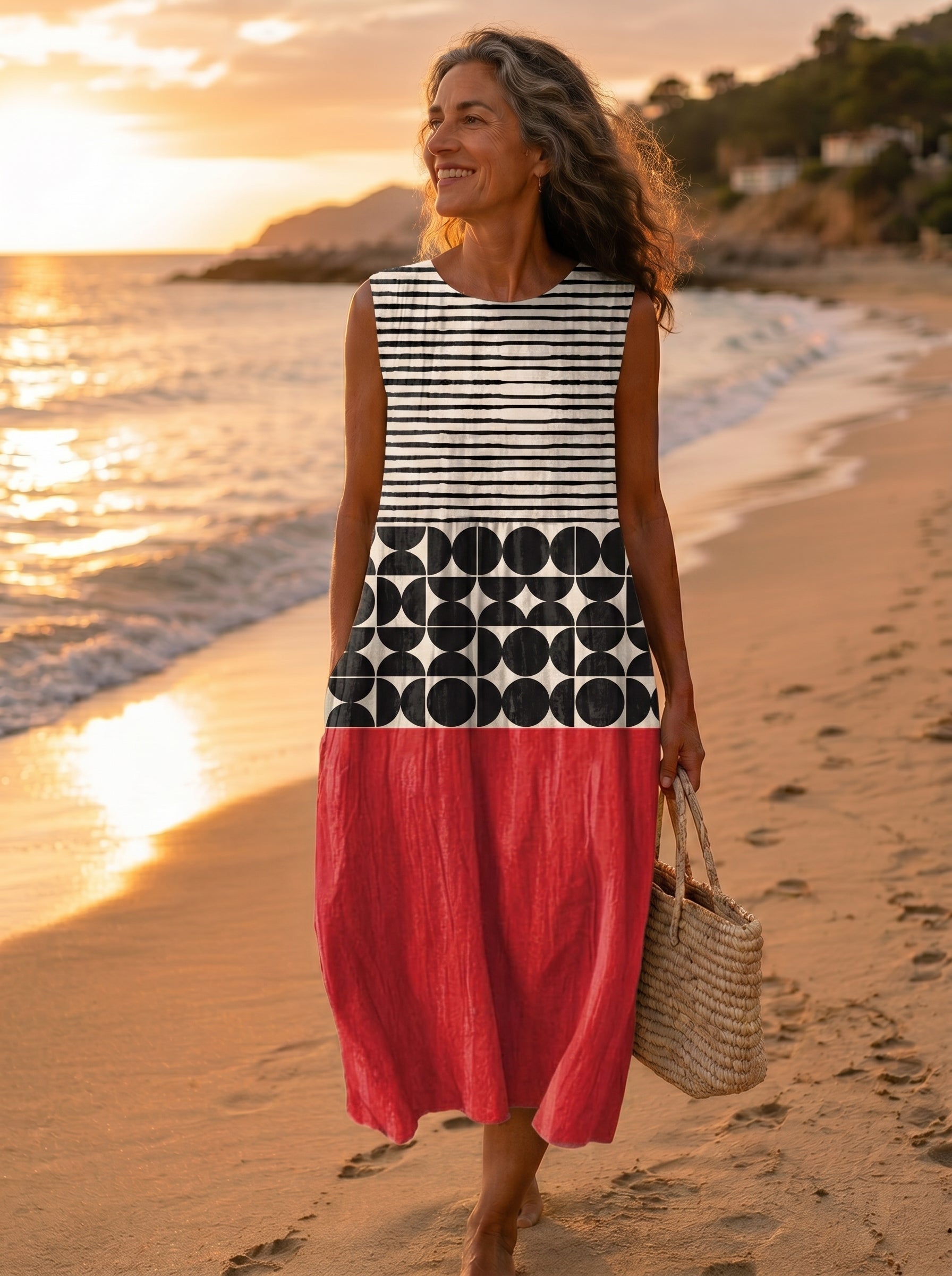 Stina | Casual Summer Midi Dress