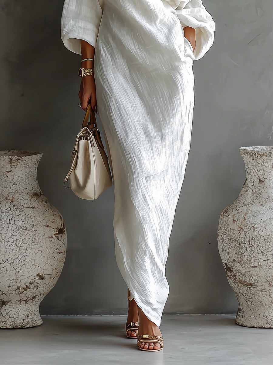 Elise – Elegant Asymmetrical Maxi Dress