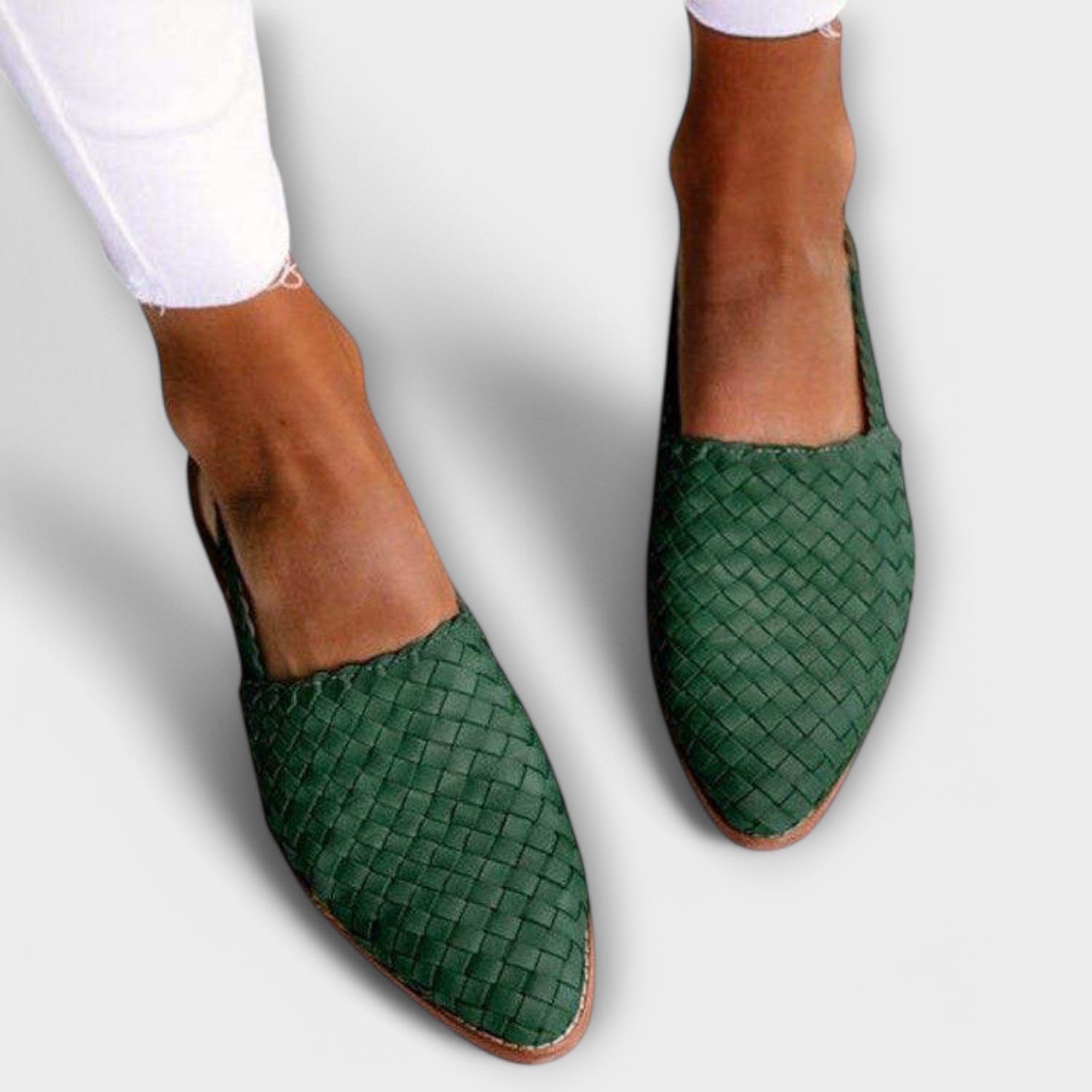 Aurora - Woven Slingback Loafer