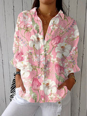 Frances – Elegant Floral Blouse