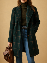 Bethany - Plaid Coat for Women