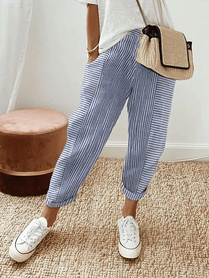 Jennifer | Classic Striped Trousers