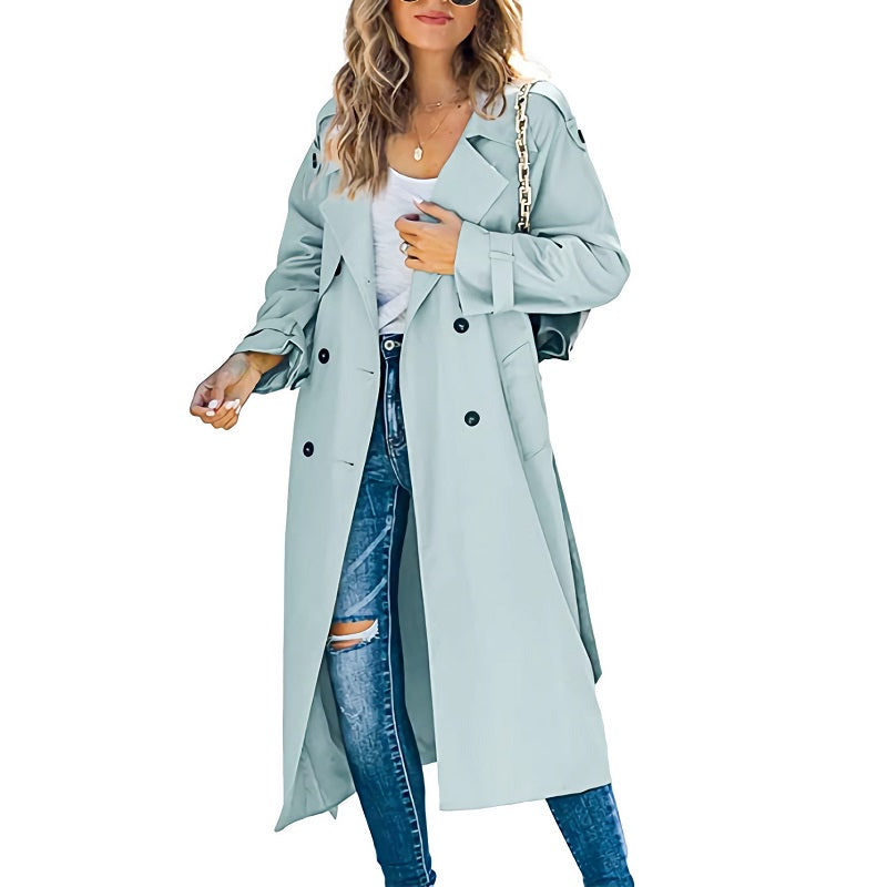 Mae - Long Trench Coat