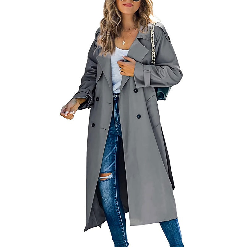 Mae - Long Trench Coat