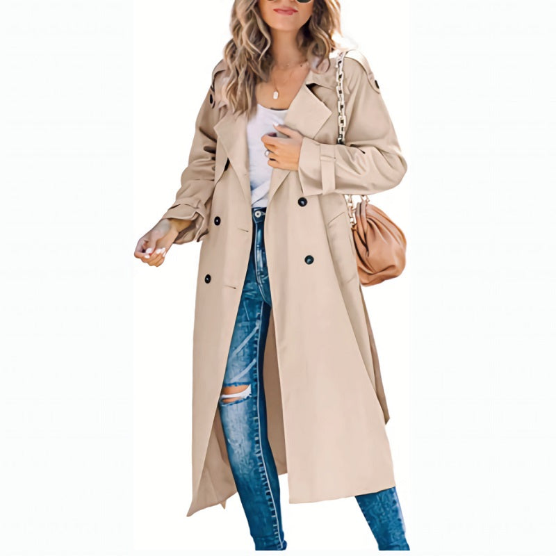 Mae - Long Trench Coat