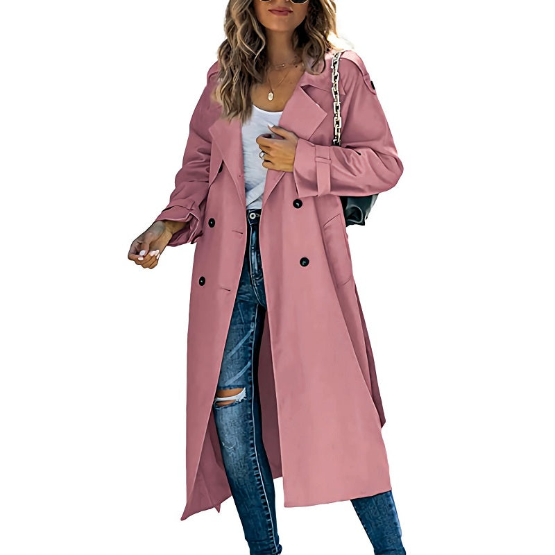 Mae - Long Trench Coat
