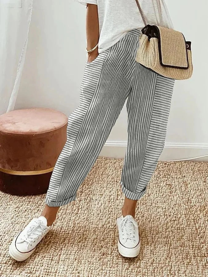 Jennifer | Classic Striped Trousers