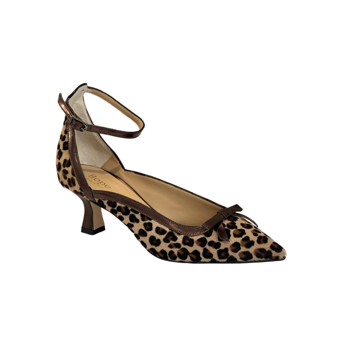 Animal Print Slingback Court Shoes