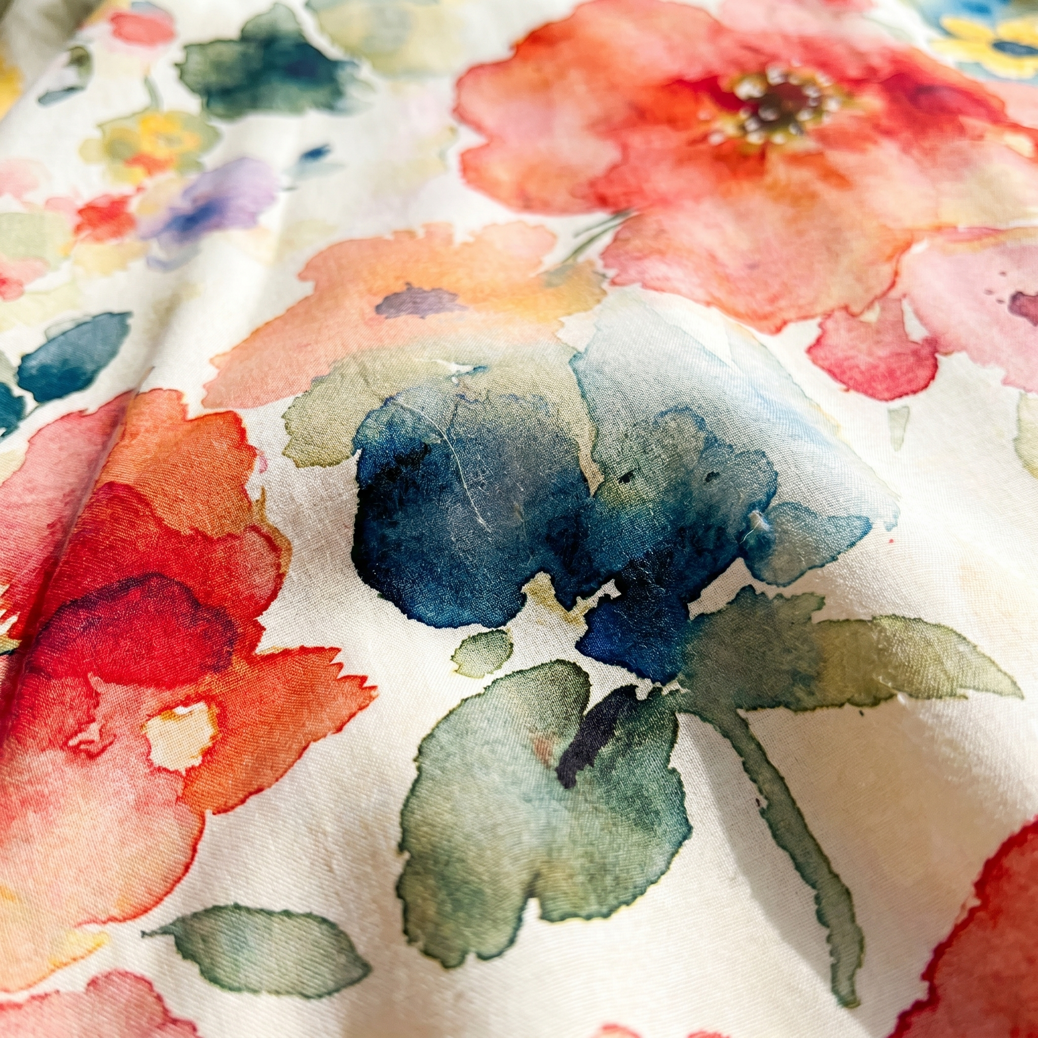Colleen | Watercolor Floral Midi Dress