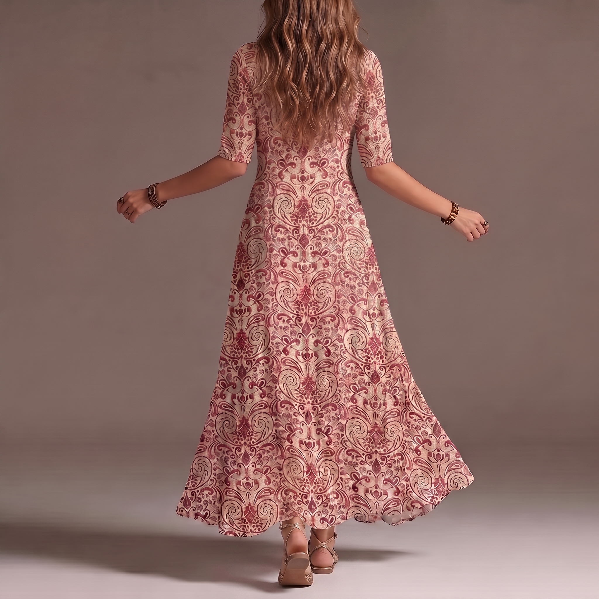 Rosalie | Vintage Inspired Bohemian Maxi Dress