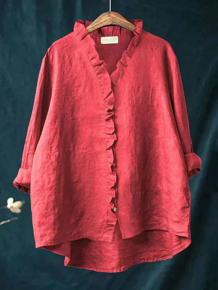 Elegant Breathable Summer Blouse