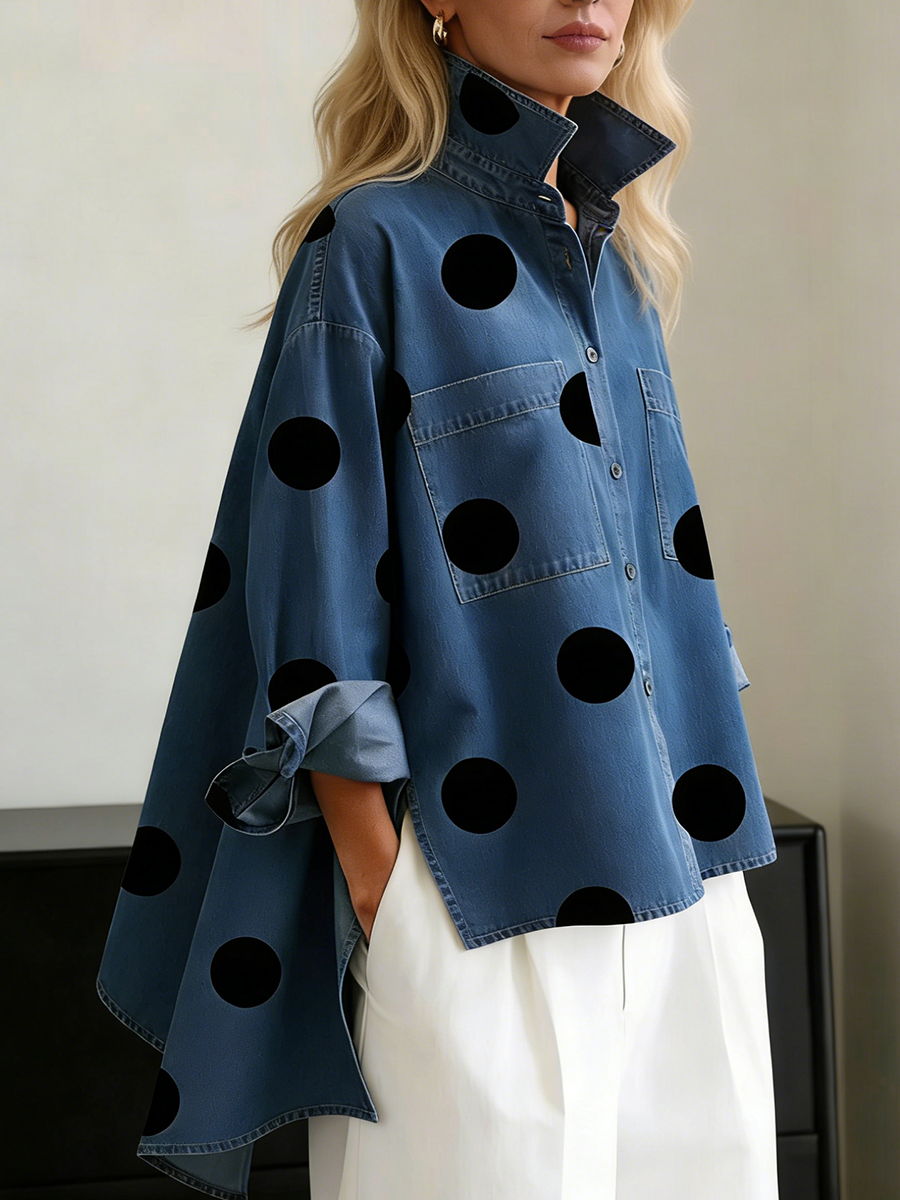 Peggy - Polka Dot Overshirt