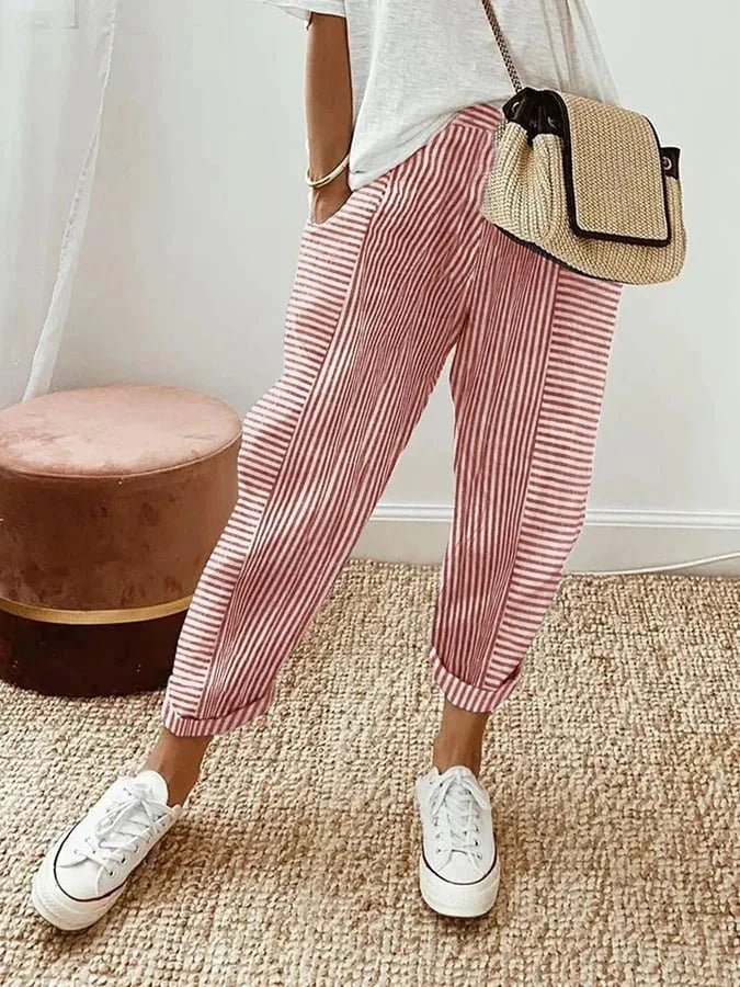 Jennifer | Classic Striped Trousers