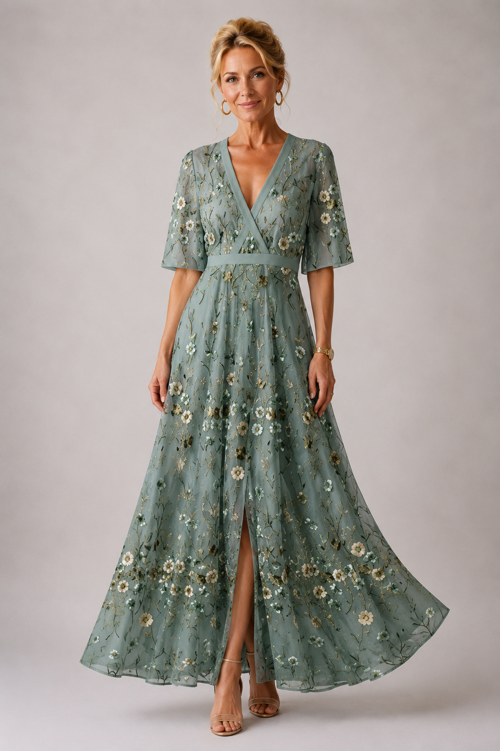 Ysa - Chic Dress with Floral Print